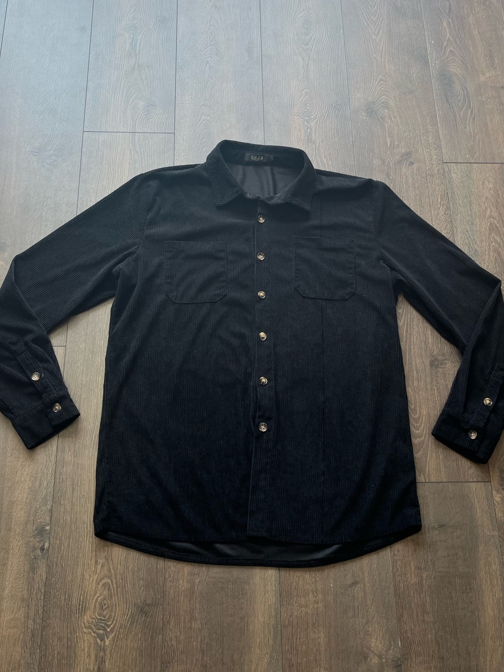 ZSJR Button Down Corduroy Shirt Jacket